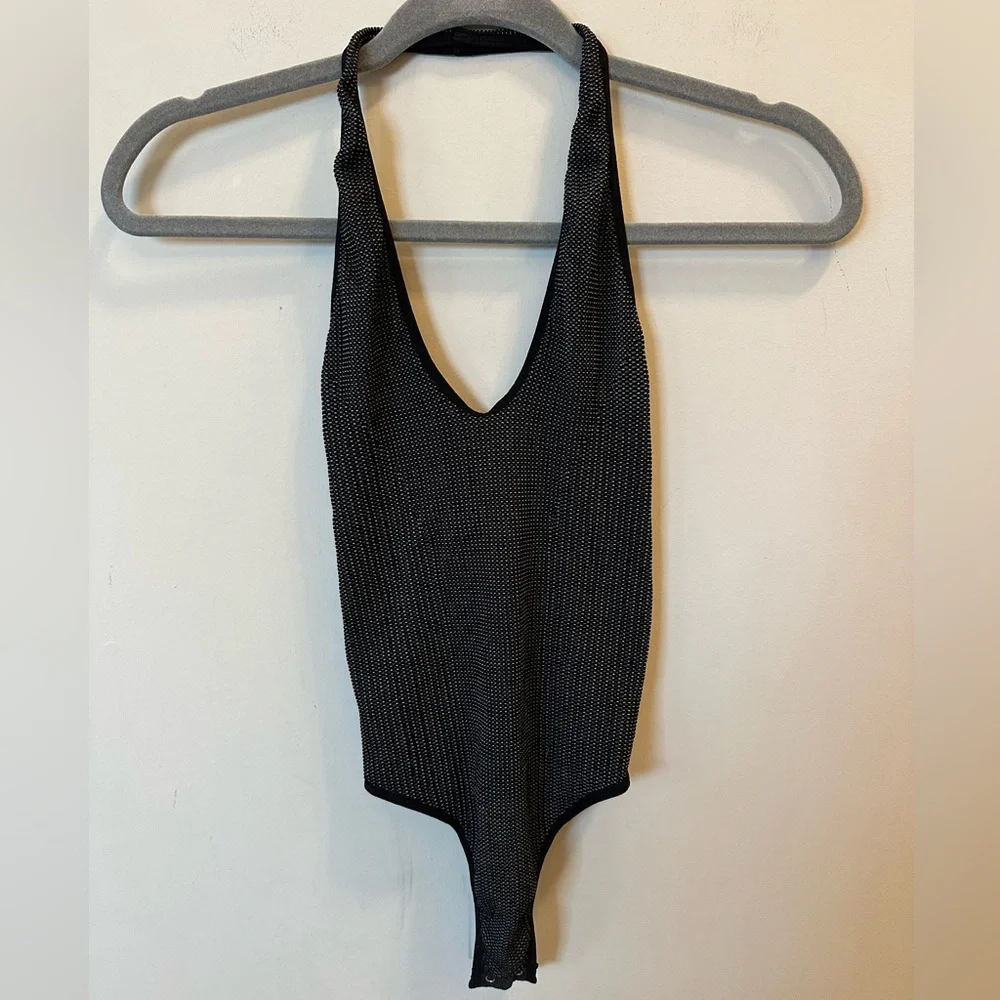 NWOT Free People Clean Slate Halter Bodysuit - Picture 6 of 7